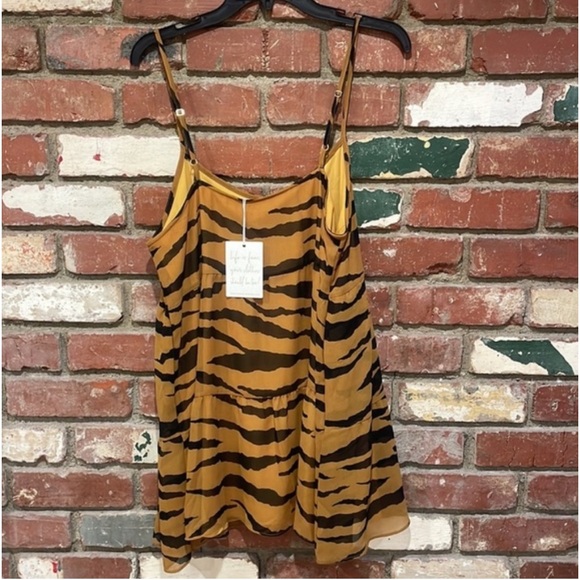 NEW SHOW ME YOUR MUMU caroline mini dress in Great Tiger - Picture 2 of 4
